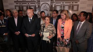 Luz Salgado renunció a la Secretaría General de Fuerza Popular