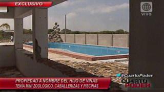 Casa incautada a Gerardo Viñas tiene minizoológico y piscinas