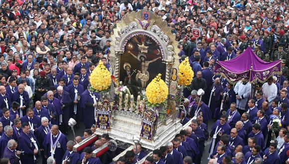 Cómo se espera el primer recorrido del Señor de los Milagros, según canal oficial de la Hermandad | Foto: Andina