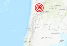 Sismo de magnitud 5,1 sacude el norte de Argentina
