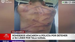 Cajamarca: ronderos atacaron a policías por detener a dirigente involucrado en tala ilegal 
