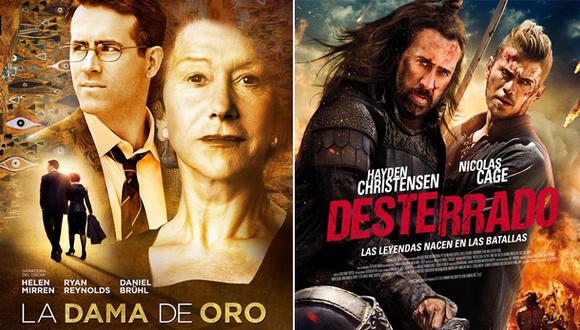 "La dama de oro" y "El desterrado" entre estrenos de la semana