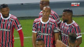 Ganó por arriba y anotó: Joao Miranda puso el 2-2 en Ayacucho FC vs. Sao Paulo | VIDEO