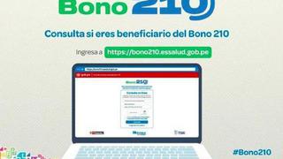 Bono 210, consultar link de Essalud: cómo saber si eres beneficiario y en qué fecha recibirás el pago 