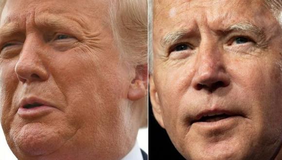 Los sondeos han dado hasta ahora ventaja al candidato demócrata, Joseph Biden. (I) (Foto: Getty Images, vía BBC Mundo).