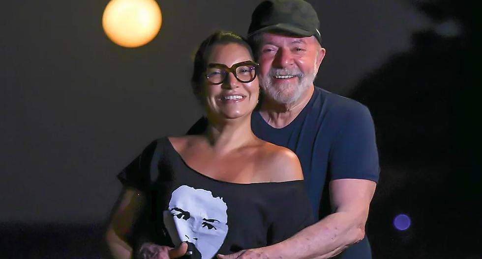 Lula da Silva y su novia Rosangela da Silva, conocida como "Janja". (Instagram).