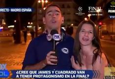 Champions League: periodista colombiano tuvo que pedir perdón a su esposa por lo que pasó en vivo