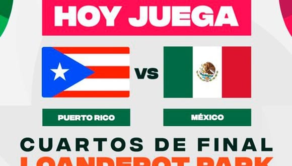 Puerto Rico vs México definen quién clasifica a la semifinal del Clásico Mundial de Béisbol. (Foto: MLB)