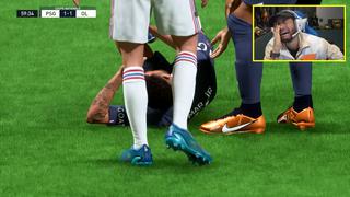 Neymar juega FIFA 23 mientras se recupera de su lesión y su personaje en el juego también se lesiona | VIDEO
