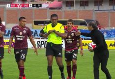 Se volvió loco: Fabián Bustos es expulsado tras el 1-0 de ADT sobre Universitario por Liga 1 Te Apuesto | VIDEO