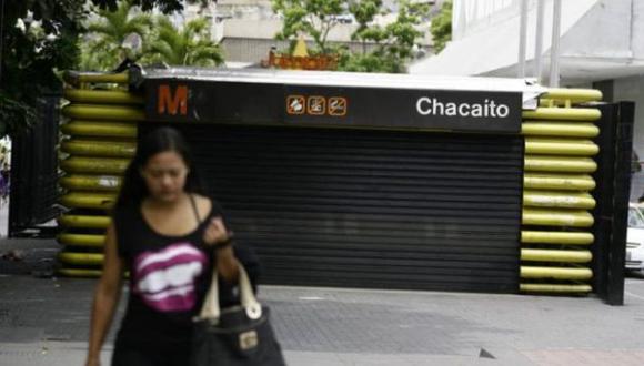 Venezuela: Cierran 20 estaciones del metro de Caracas