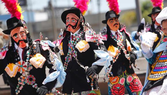Danza Chonguinada de Junín es una de las danzas más representativas en la sierra central que caracteriza al español con aires de aristócrata, utilizando una vistosa vestimenta de la región. Foto: difusión