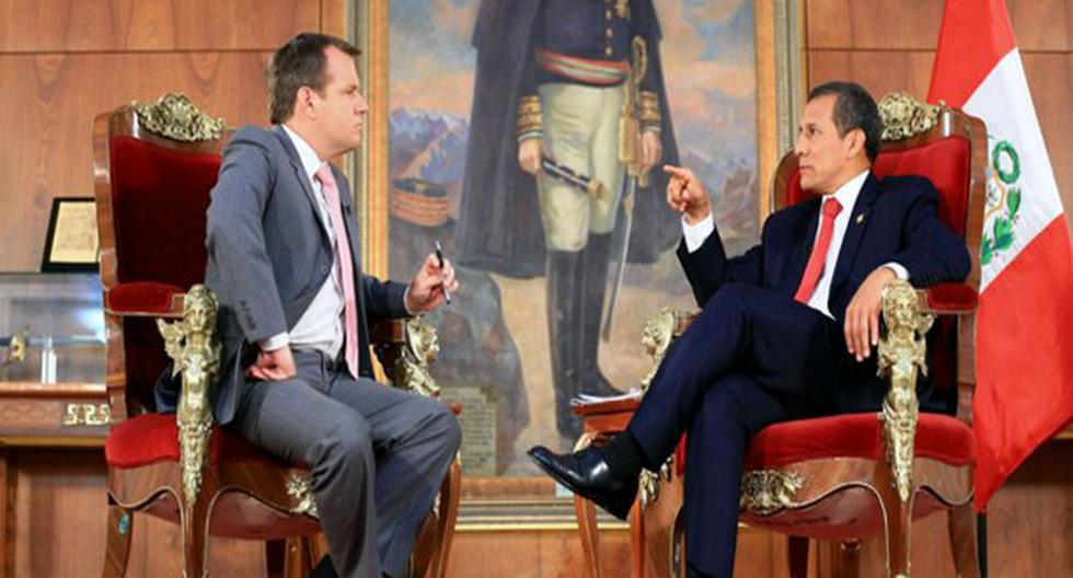 Ollanta Humala en extensa entrevista. (Foto: Presidencia)