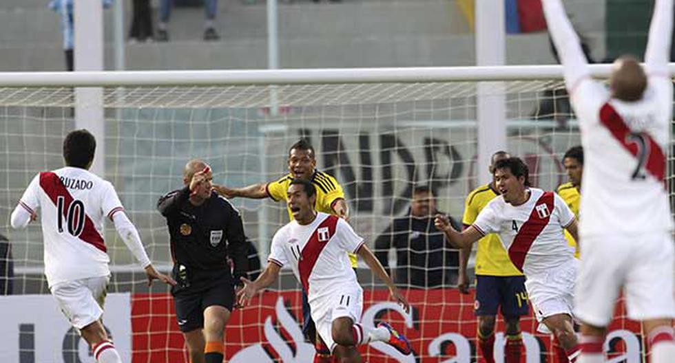 Perú y Colombia se verán las caras en el estadio Germán Becker de Temuco. (Foto: Getty Images)