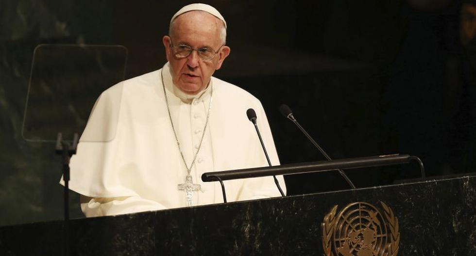 Papa Francisco proclamó existencia de 'derecho al ambiente' en la ONU.  (Foto: EFE)