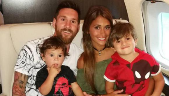 Lionel Messi y la tierna postal con su familia por Navidad. (Foto: Instagram)