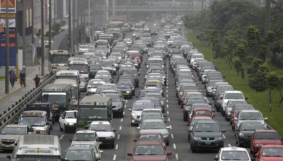 Alto tráfico en Lima