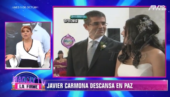 Magaly Medina se pronuncia sobre el fallecimiento de Javier Carmona, esposo de Tula Rodríguez. (Foto: Captura Magaly TV: La Firme)