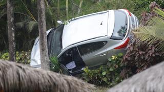 Miraflores: así quedó el auto que cayó por pendiente en la Costa Verde | FOTOS