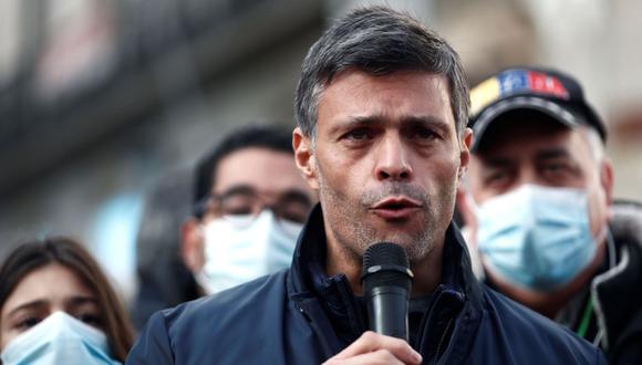 El líder opositor Leopoldo López, quien estaba en España, viajó a Colombia para liderar el frente internacional contra Nicolás Maduro. (EFE/Mariscal).