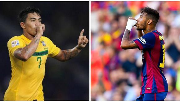 ¿Neymar igual a Dudú? Comparan en Brasil al astro del Barcelona