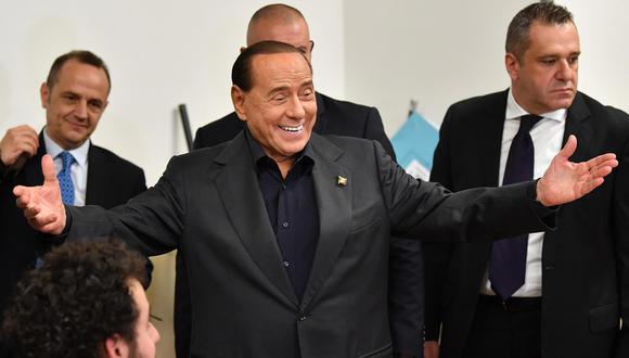 El tres veces ex primer ministro italiano Silvio Berlusconi. EFE