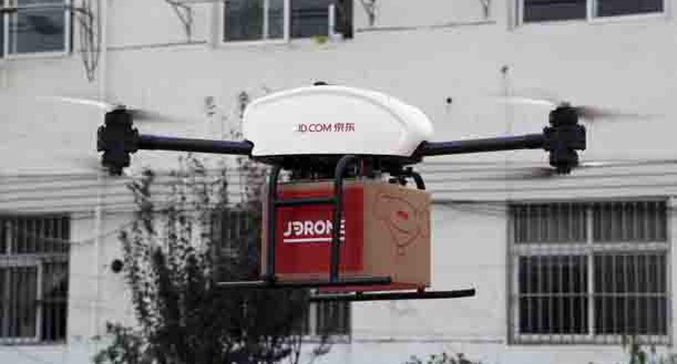 Se le adelantaron a Amazon. Una compañía china ya hace sus envíos a través de drones. (Foto: EFE)