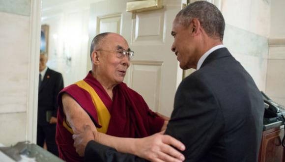 Obama recibe al Dalai Lama en privado para no ofender a China