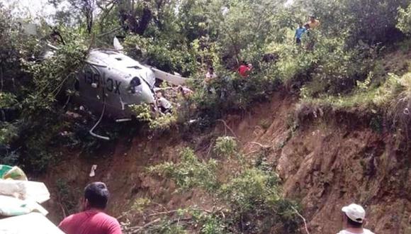 Un helicóptero con ayuda para damnificados por el terremoto en México se estrelló en Oaxaca. (Foto: Twitter)
