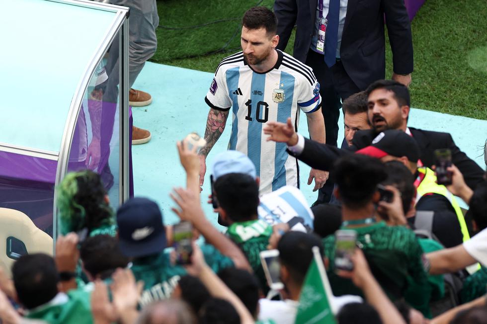 Lionel Messi luego de finalizar el partido. REUTERS/Marko Djurica