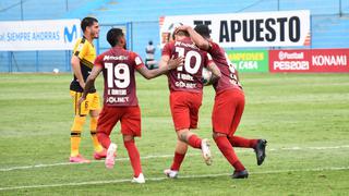 Universitario no pasó del empate a dos contra Cantolao en el estadio Alberto Gallardo