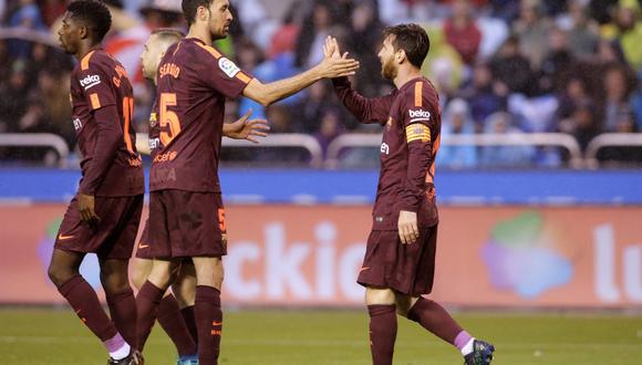 Barcelona visitará al Deportivo La Coruña este domingo (EN VIVO y ONLINE por ESPN 2) por la jornada 35° de la Liga española. (Foto: AFP)