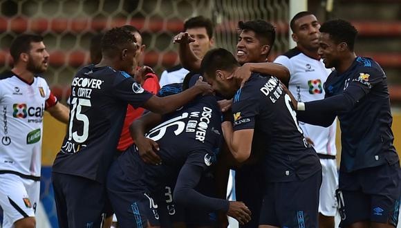 Melgar hizo el ridículo ante la Universidad Católica de Ecuador y fue apabullado por 6-0 en la segunda ronda de la Copa Sudamericana. (Foto. AFP)
