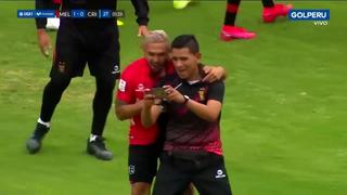 Sporting Cristal vs. Melgar: Joel Sánchez colocó el 1-0 para los arequipeños y lo celebró con ‘selfie’ | VIDEO