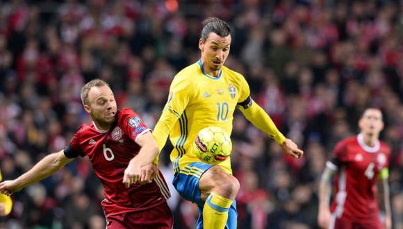 Zlatan Ibrahimovic estará con Suecia para jugar la 'final 'ante España en las Eliminatorias. (Foto: AFP)