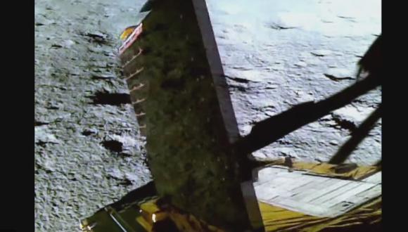 Así fue el recorrido del robot de la India en la superficie de la luna. (Foto: Organización de Investigación Espacial de la India (ISRO))