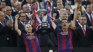 Barcelona: el festejo del título de la Copa del Rey (FOTOS)