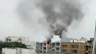 San Borja: incendio destruyó departamento en un cuarto piso