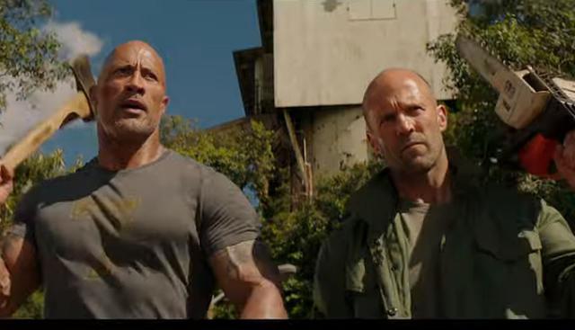 Dwayne Johnson y Jason Statham revelaron que la buena química entre ellos fue vital en el desarrollo de la película. (Foto: Captura de video)