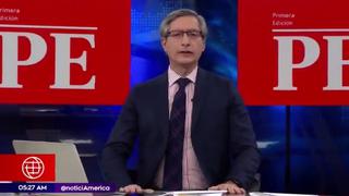 Federico Salazar y su reacción durante el temblor de 5.6 grados en Lima [VIDEO]