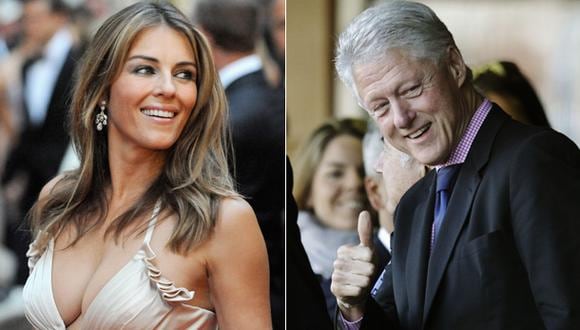 Liz Hurley desmintió categóricamente romance con Bill Clinton
