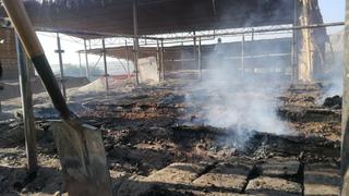 Azucarera negó responsabilidad en incendio en complejo Ventarrón