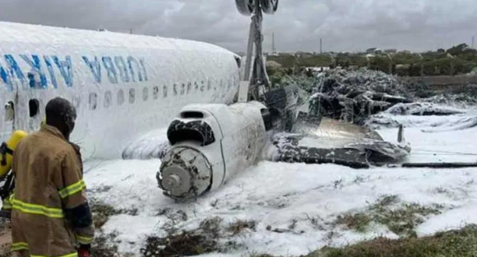Shocking accident in Africa: a plane with 36 passengers “overturned” when landing