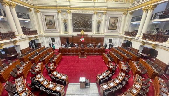 La sesión fue convocada por la titular del Parlamento, Lady Camones. (Foto: Congreso)