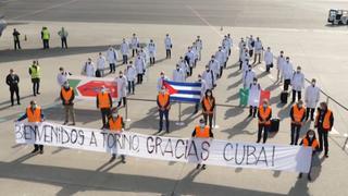 Coronavirus: Médicos y enfermeros cubanos llegan a Italia para combatir el COVID-19