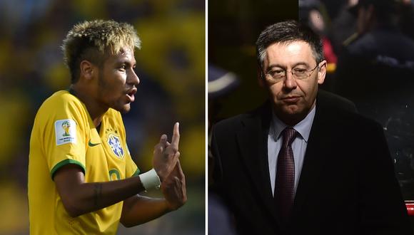 Josep Bartomeu, titular del Barcelona, señaló que todo el equipo se siente tranquilo en relación al futuro de Neymar. Además indicó que el brasileño iniciará la pretemporada en Nueva York. (Foto: AFP)