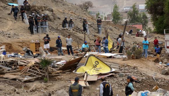 Los invasores ocupaban parte del complejo arqueol&oacute;gico desde hace 3 a&ntilde;os. (Foto: Ministerio de Cultura)