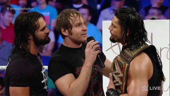 WWE: Dean Ambrose retó a Reigns y Rollins por el título mundial