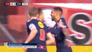 Gol de Sergio Peña para celebrar el 1-0 de FC Emmen en la Eredivisie | VIDEO