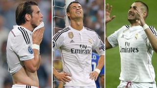 Real Madrid: Cristiano, Bale y Benzema son los más criticados